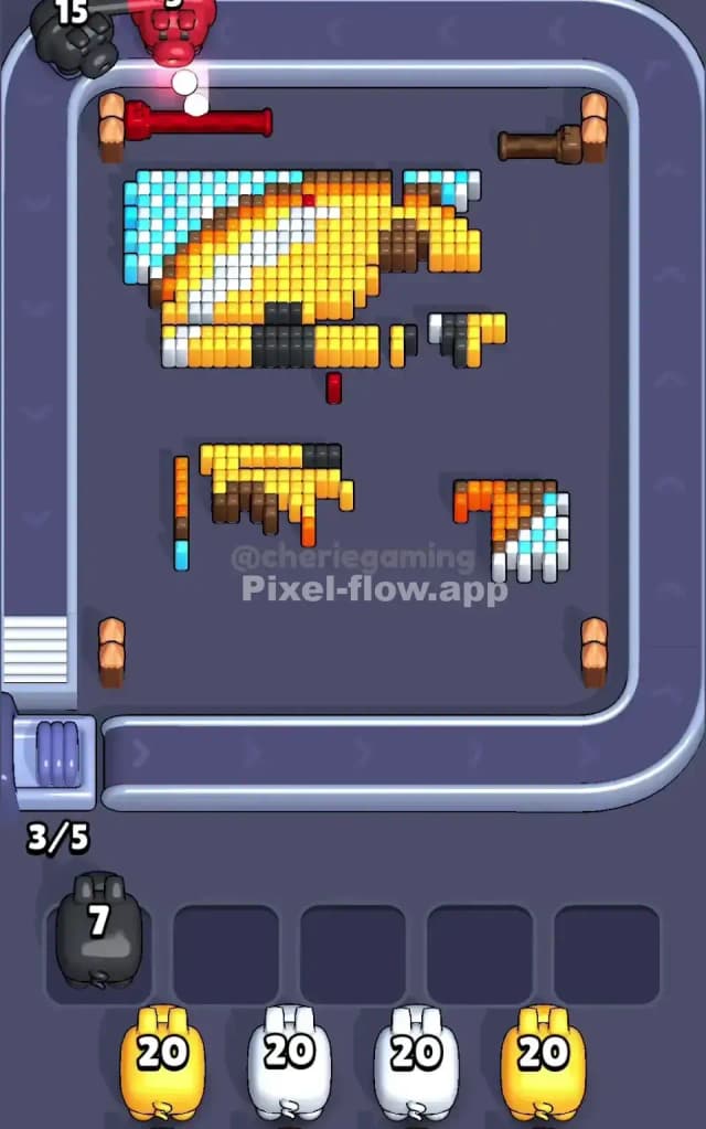 Pixel Flow Level 714 Solution 3