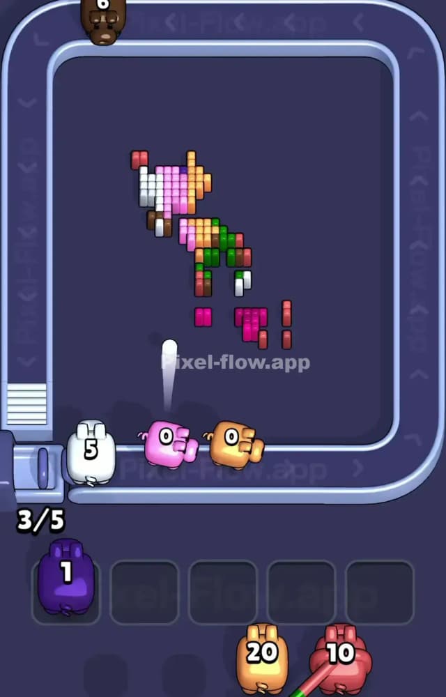 Pixel Flow Level 1539 Solution 3