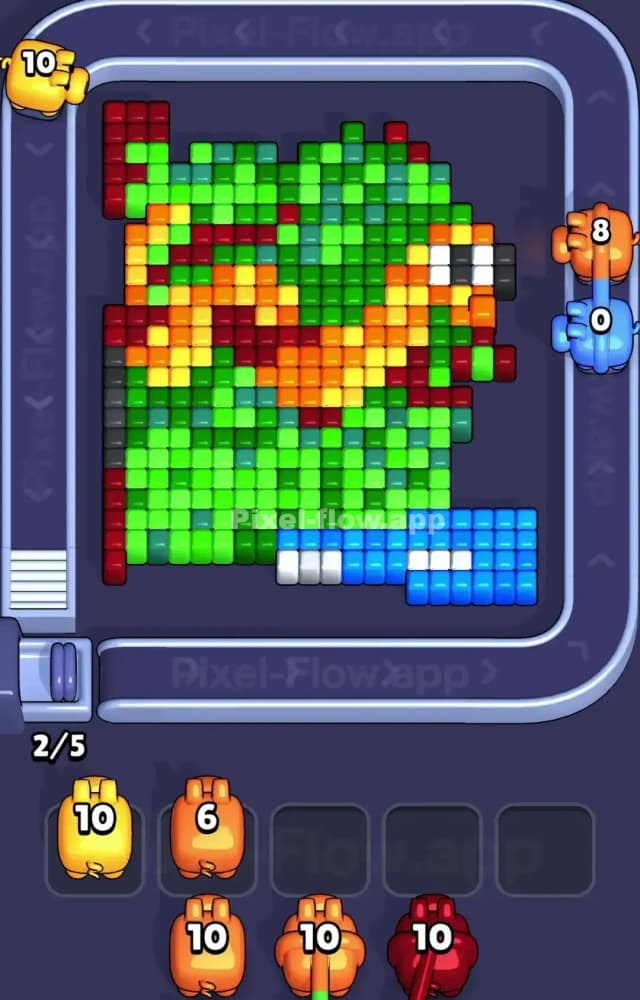 Pixel Flow Level 1189 Solution 1