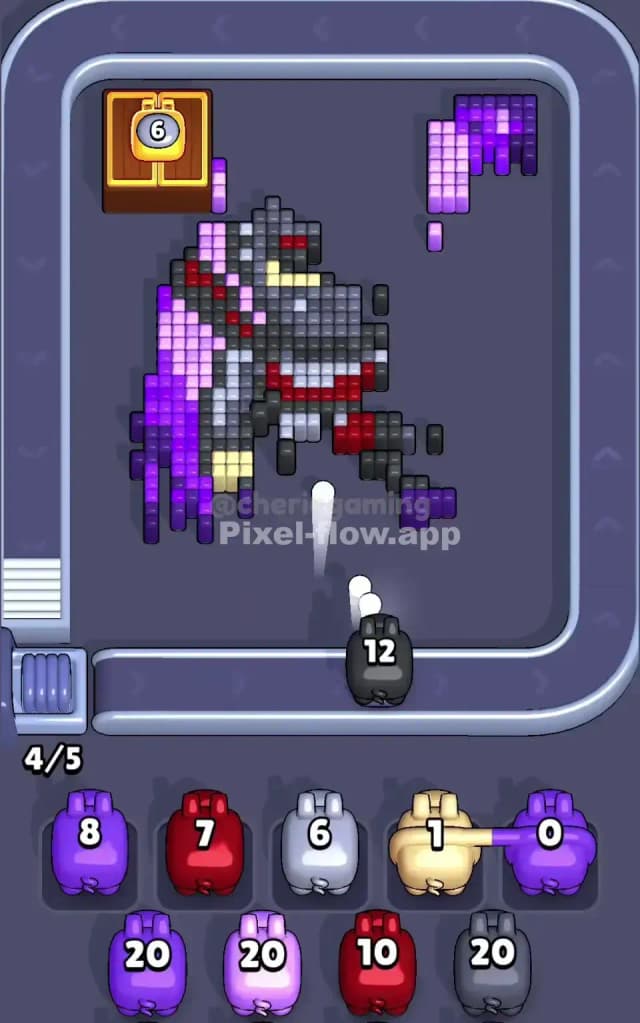 Pixel Flow Level 516 Solution 1