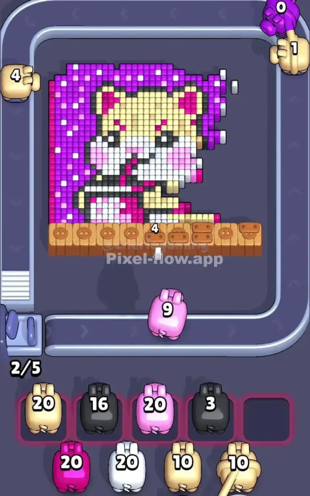 Pixel Flow Level 760 Solution 2