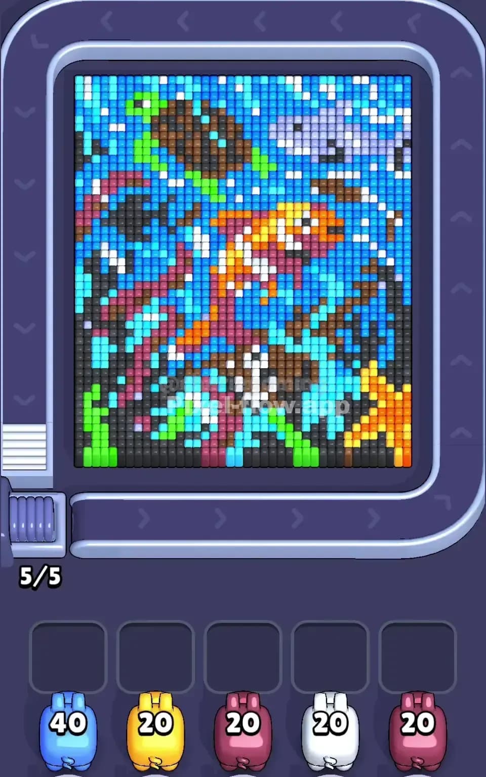 Pixel Flow Level 785 Screenshot