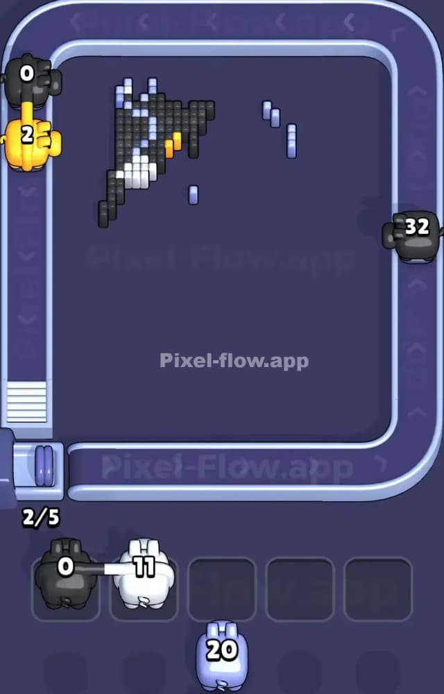 Pixel Flow Level 1059 Solution 3