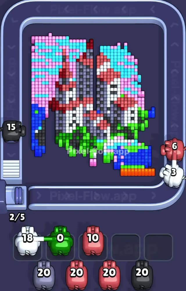 Pixel Flow Level 1513 Solution 1
