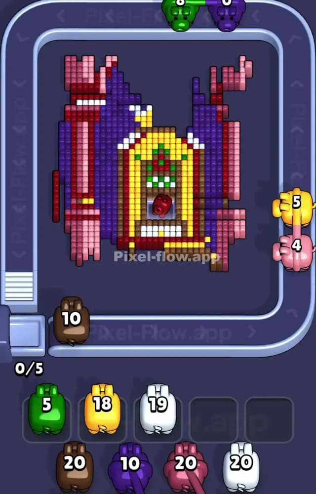Pixel Flow Level 1547 Solution 2