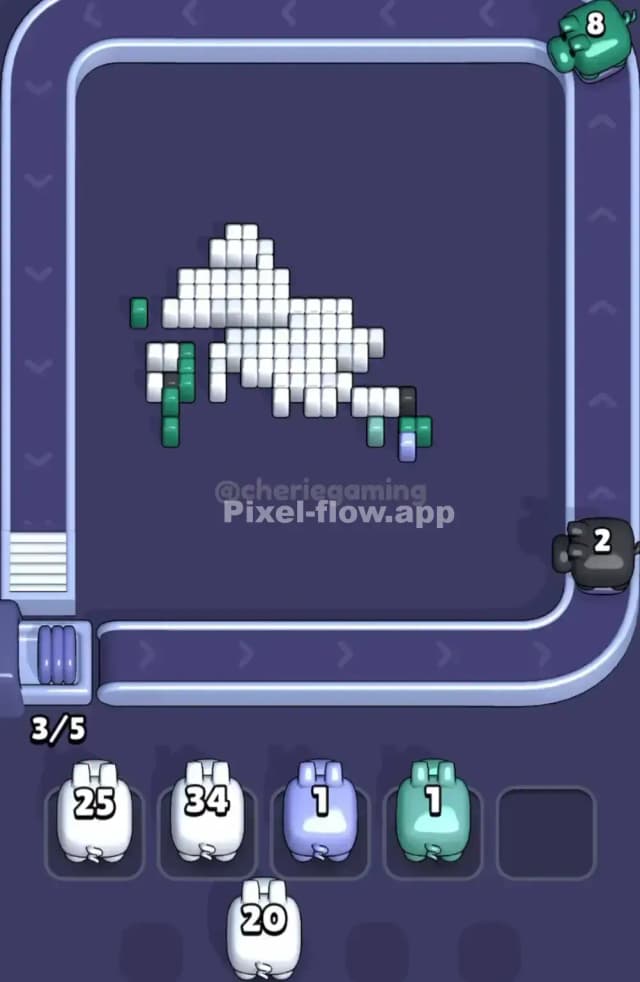 Pixel Flow Level 1862 Solution 3