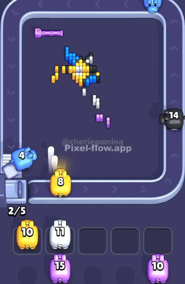 Pixel Flow Level 1853 Solution 3