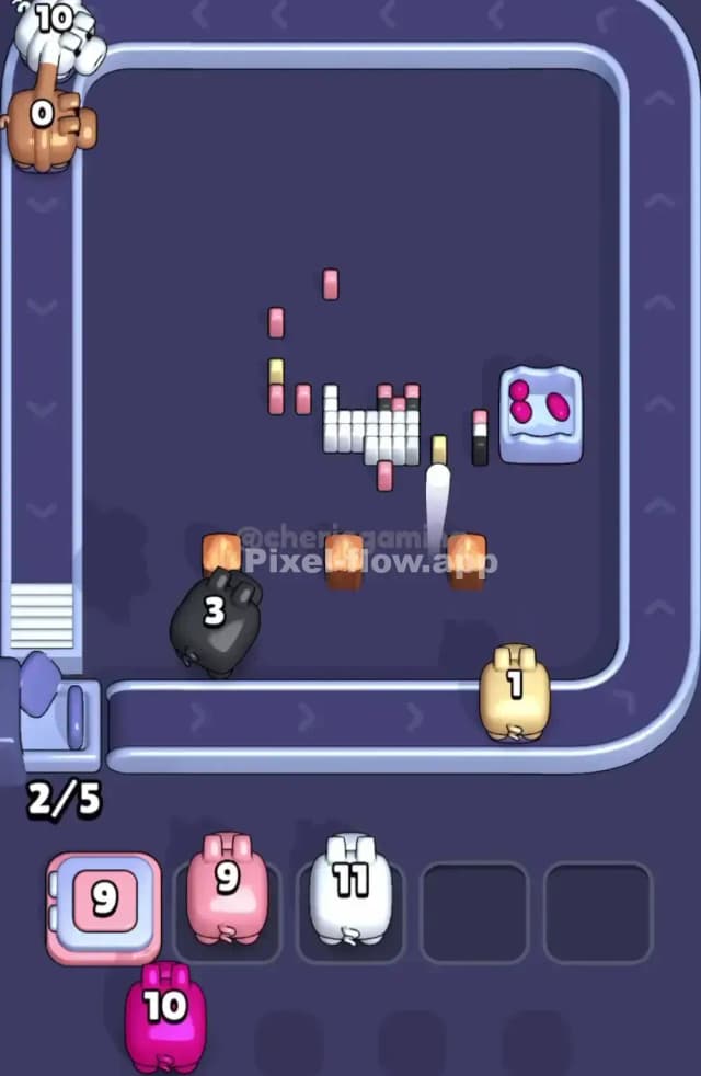Pixel Flow Level 1873 Solution 3