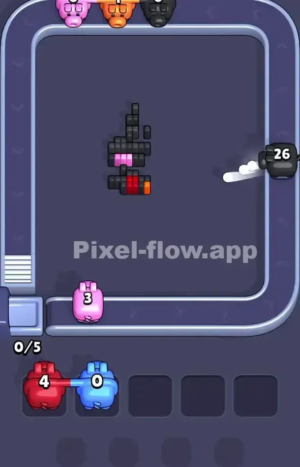 Pixel Flow Level 561 Solution 3