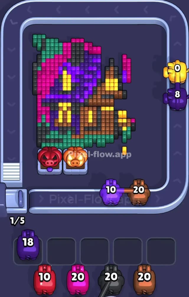 Pixel Flow Level 846 Solution 2