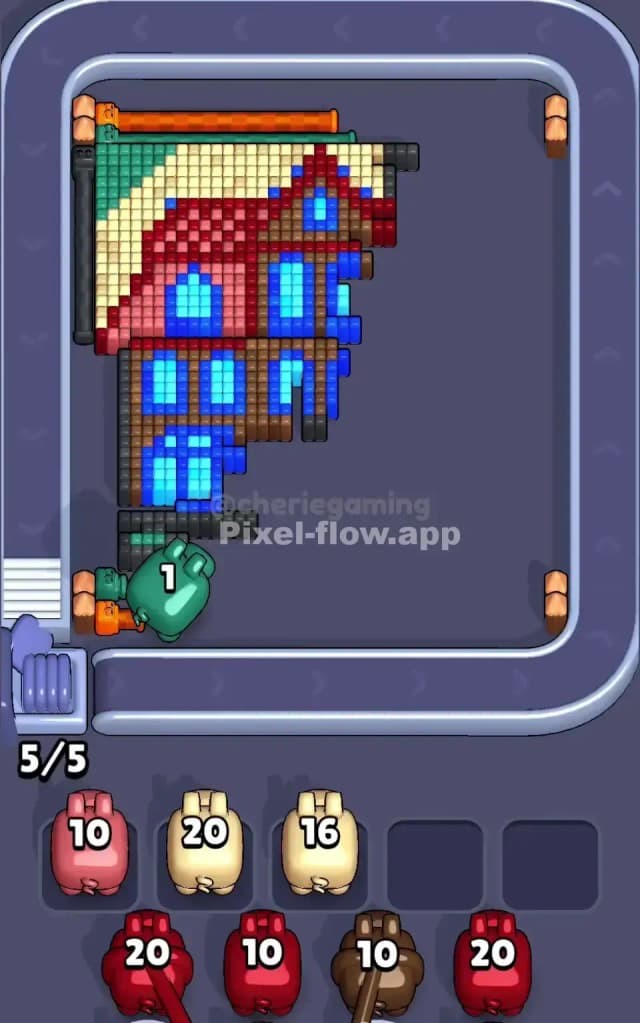 Pixel Flow Level 497 Solution 2