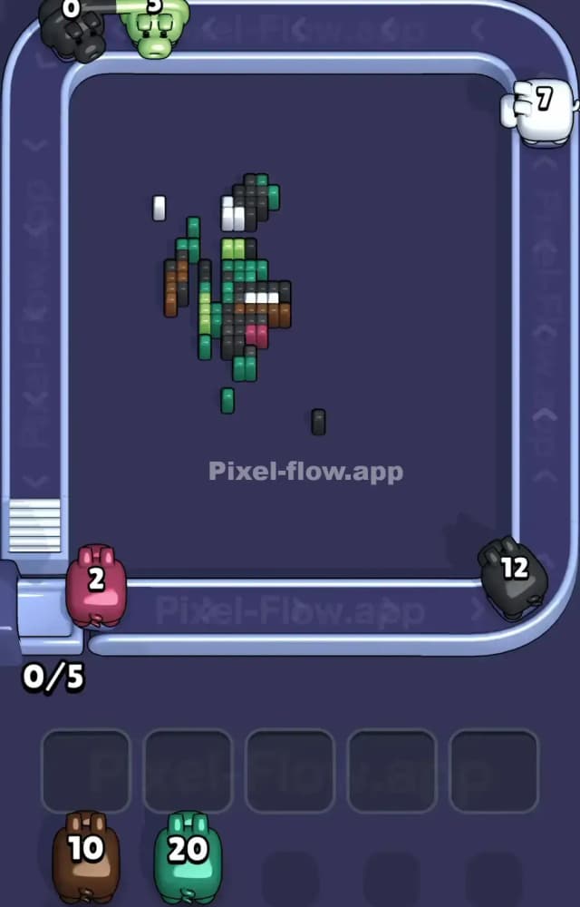 Pixel Flow Level 1143 Solution 3