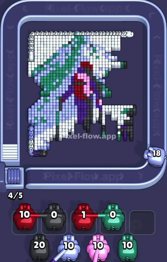 Pixel Flow Level 1527 Solution 1