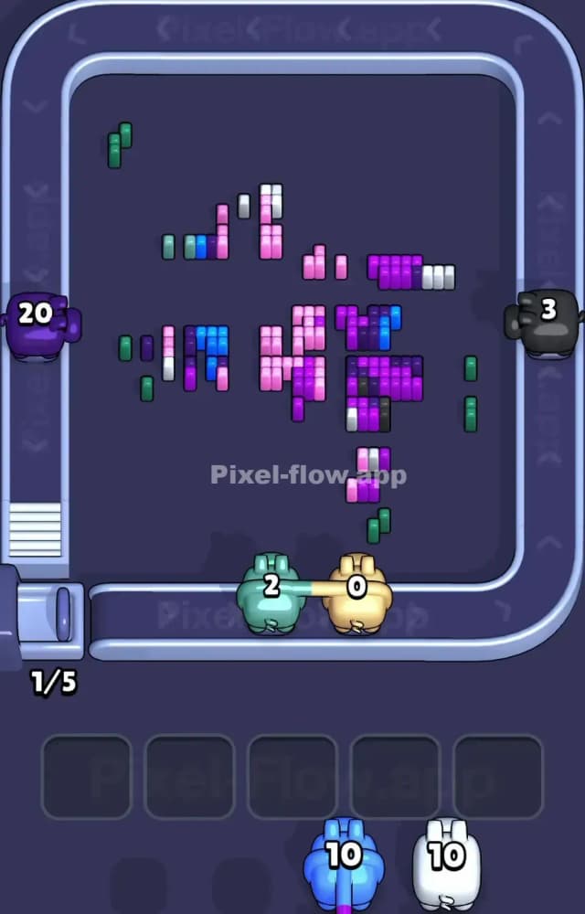 Pixel Flow Level 1567 Solution 3
