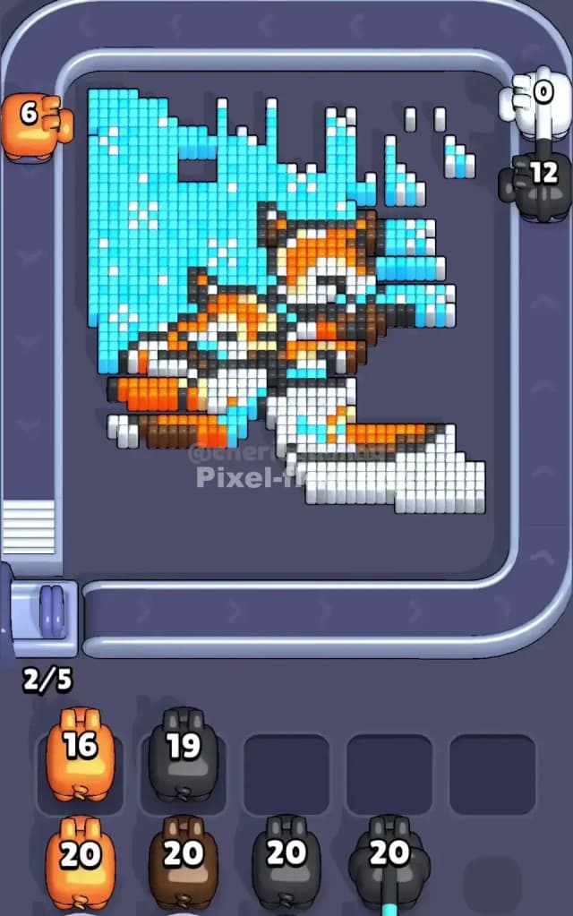 Pixel Flow Level 667 Solution 2