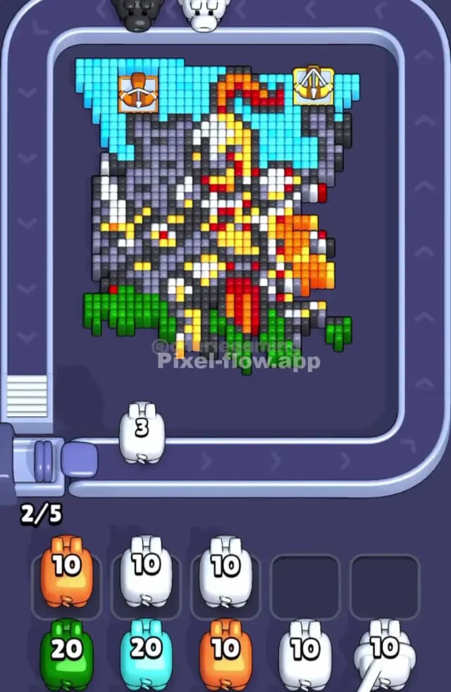 Pixel Flow Level 1844 Solution 1