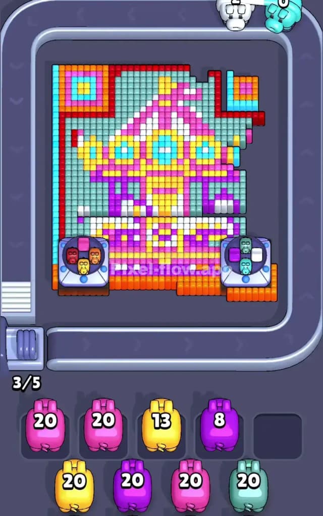 Pixel Flow Level 765 Solution 1