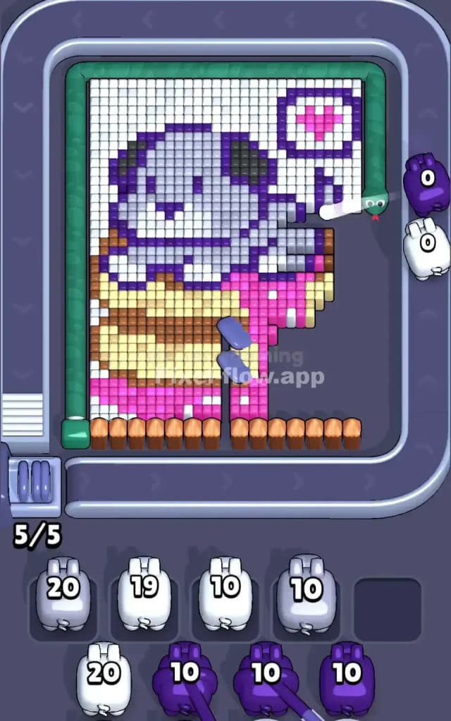 Pixel Flow Level 689 Solution 1