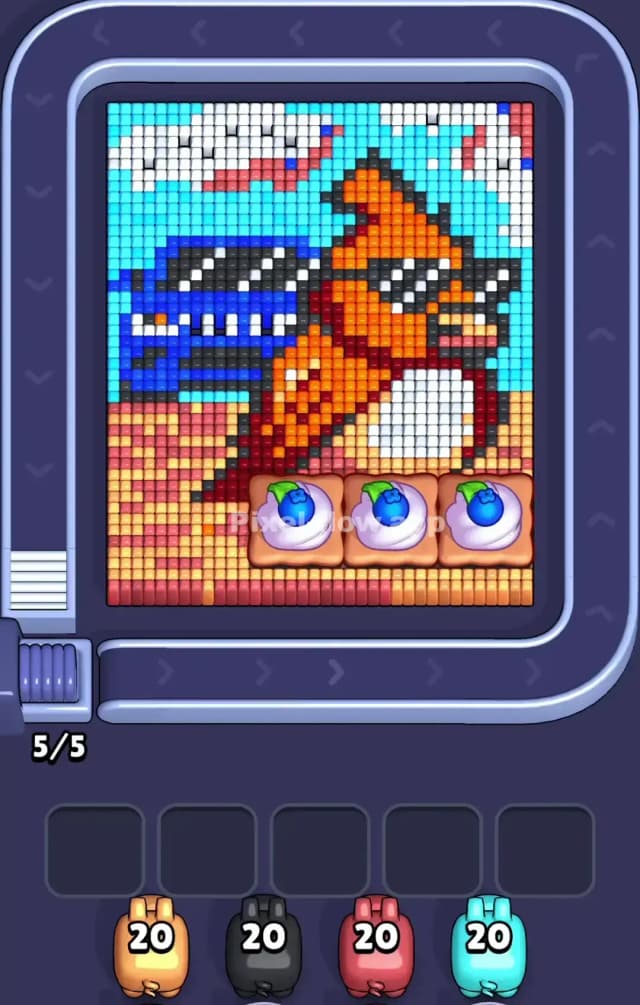 Pixel Flow Level 825 Gameplay