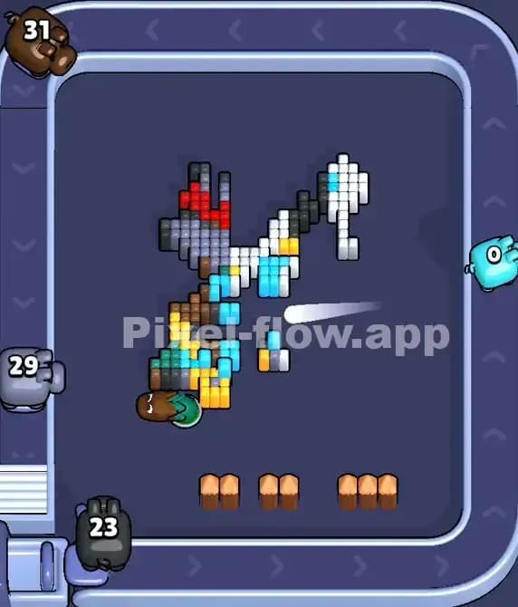 Pixel Flow Level 1881 Solution 3