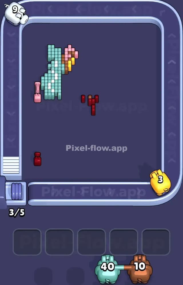 Pixel Flow Level 1089 Solution 3