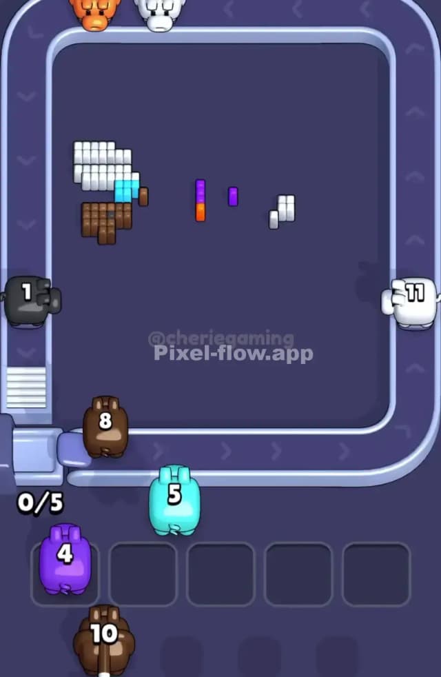 Pixel Flow Level 1840 Solution 3