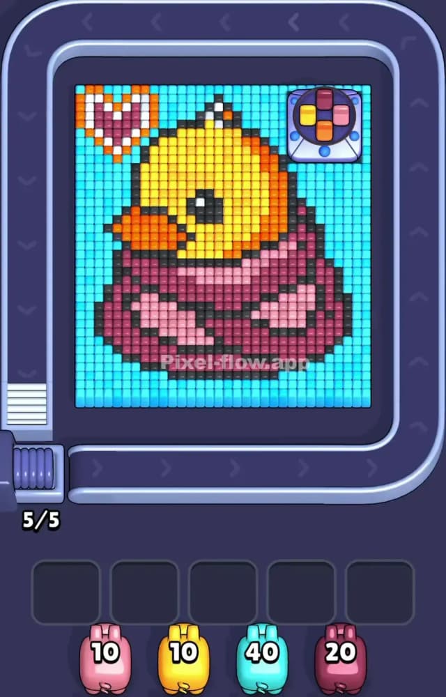 Pixel Flow Level 1193 Gameplay