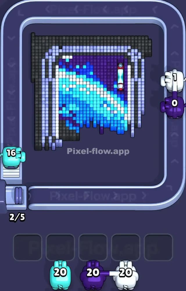 Pixel Flow Level 1529 Solution 1