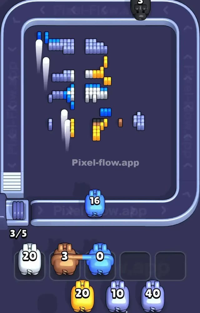 Pixel Flow Level 1435 Solution 3