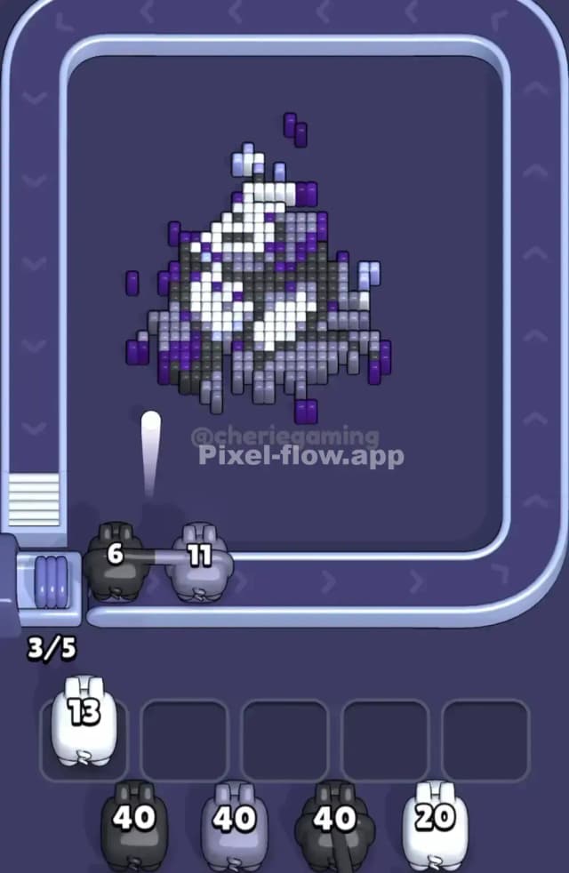 Pixel Flow Level 1851 Solution 2