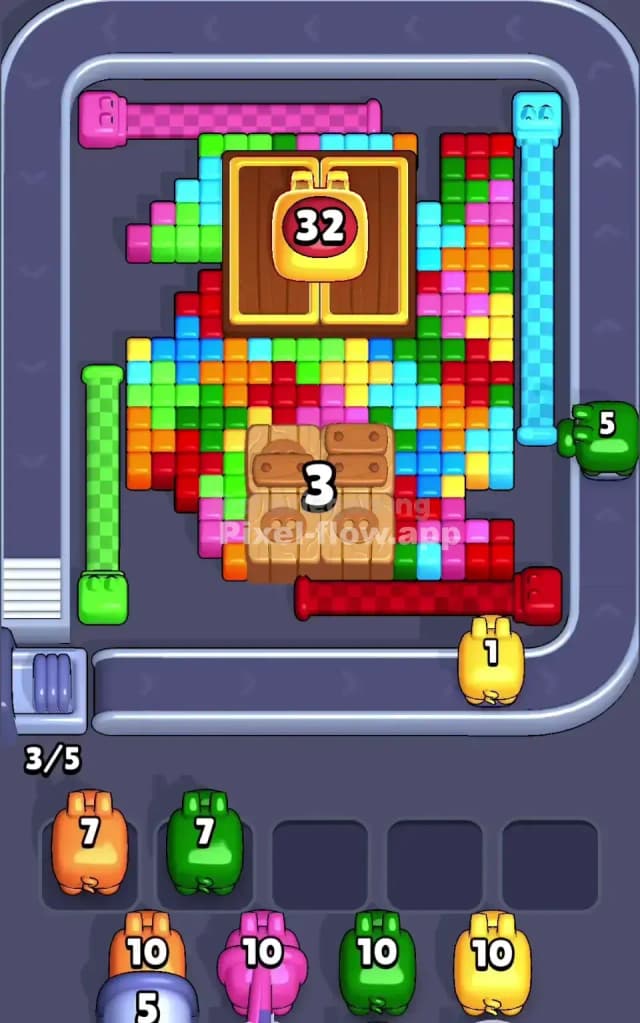 Pixel Flow Level 433 Solution 1