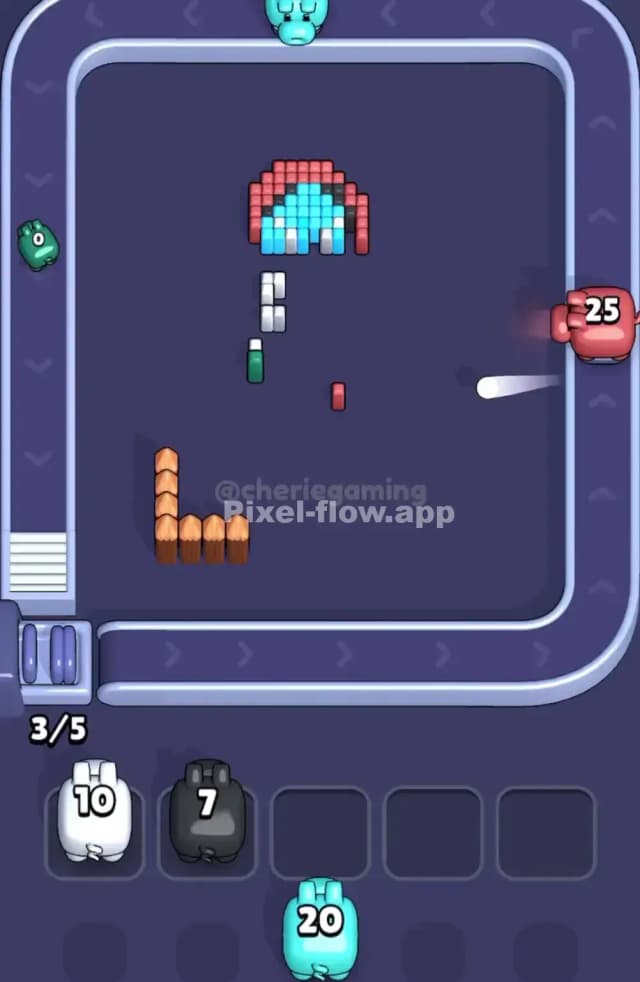 Pixel Flow Level 1868 Solution 3