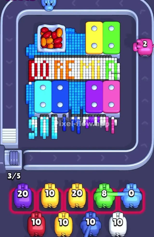 Pixel Flow Level 1612 Solution 1