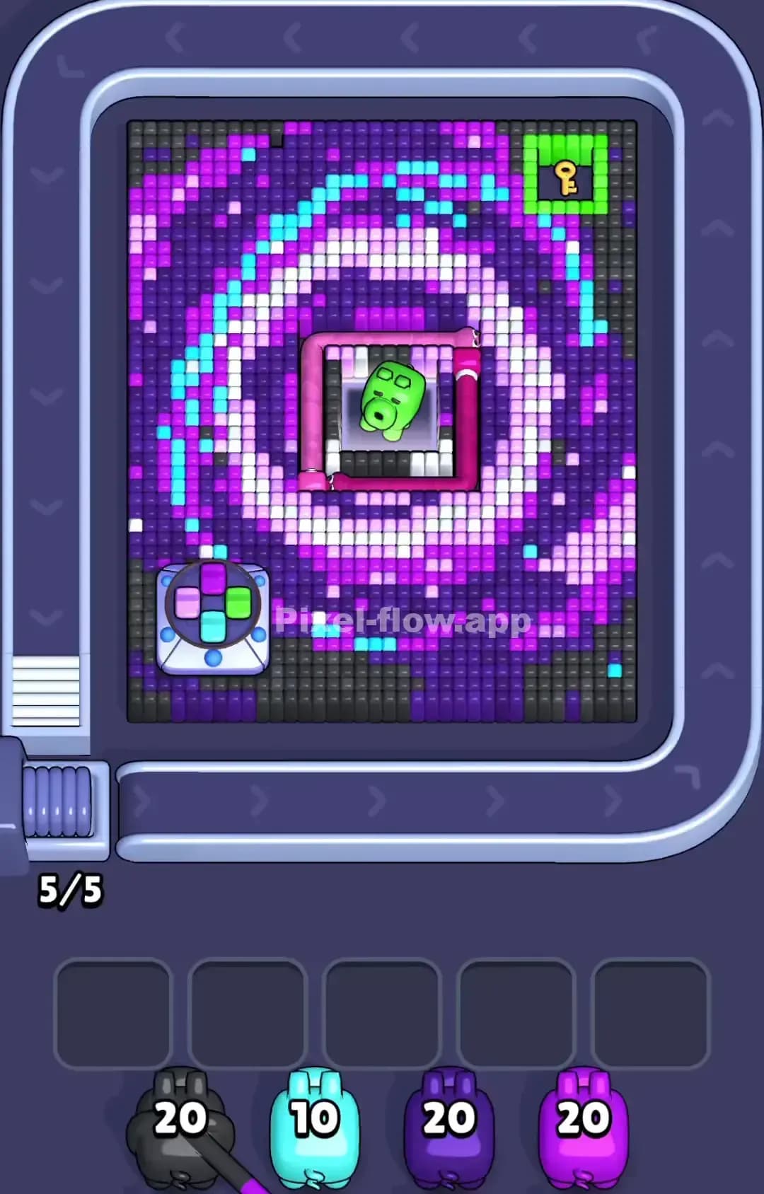 Pixel Flow Level 1030 Screenshot