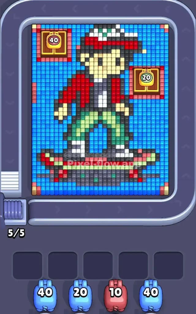 Pixel Flow Level 510 Gameplay