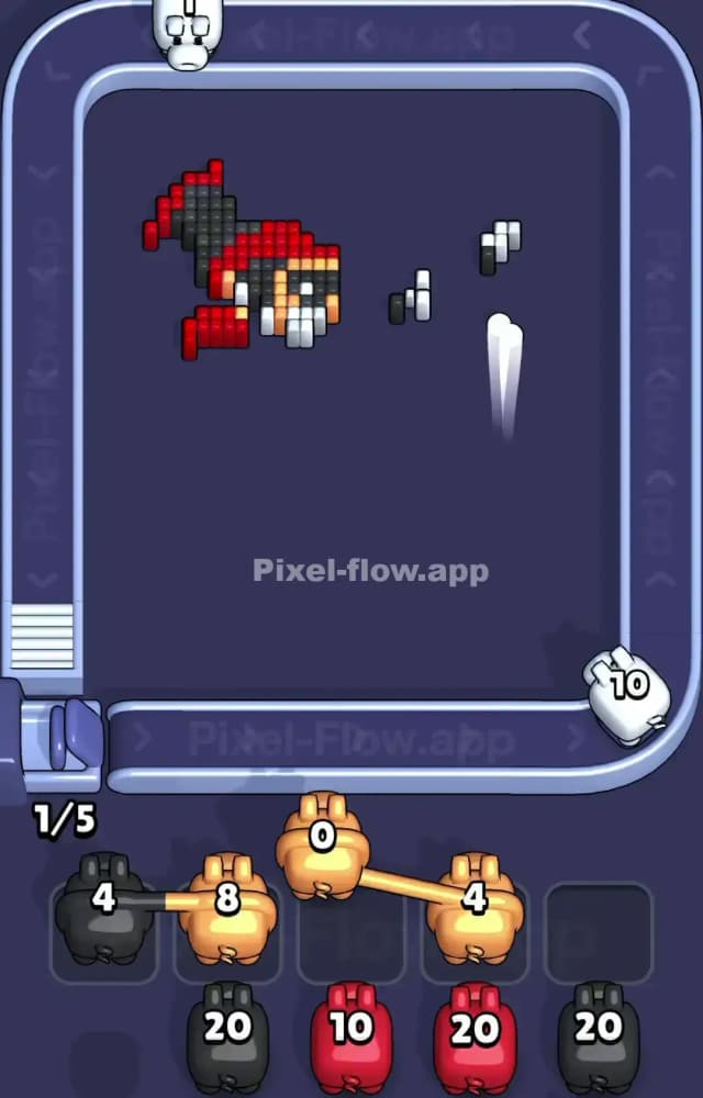 Pixel Flow Level 1161 Solution 3