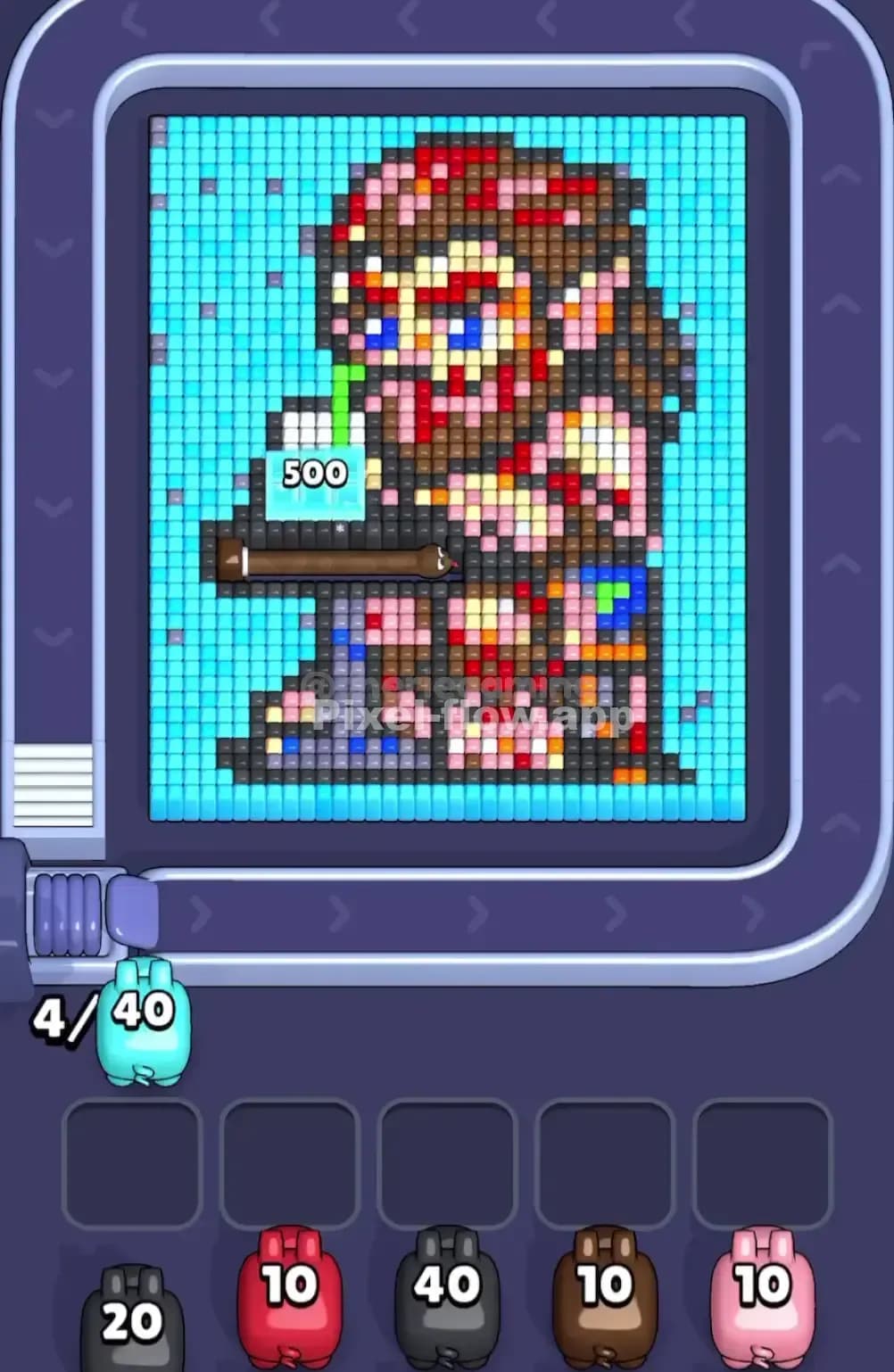 Pixel Flow Level 1843 Screenshot