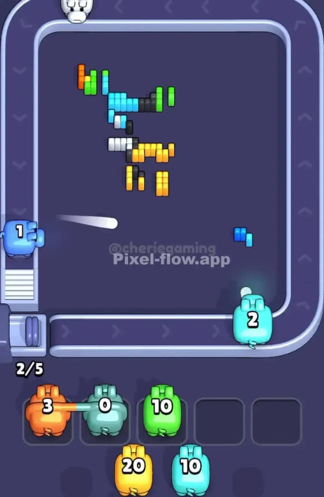 Pixel Flow Level 1820 Solution 3