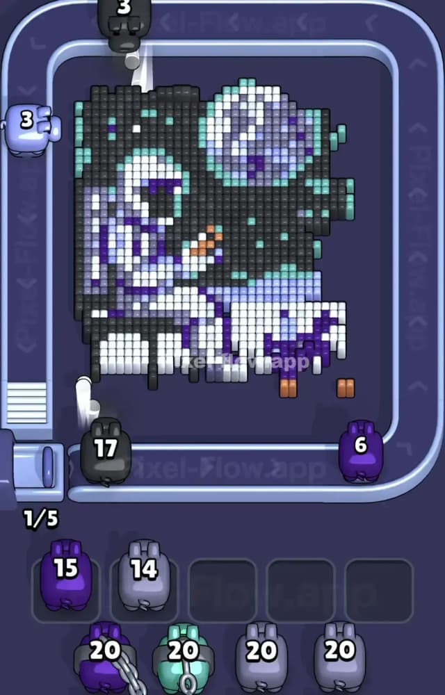 Pixel Flow Level 1531 Solution 2