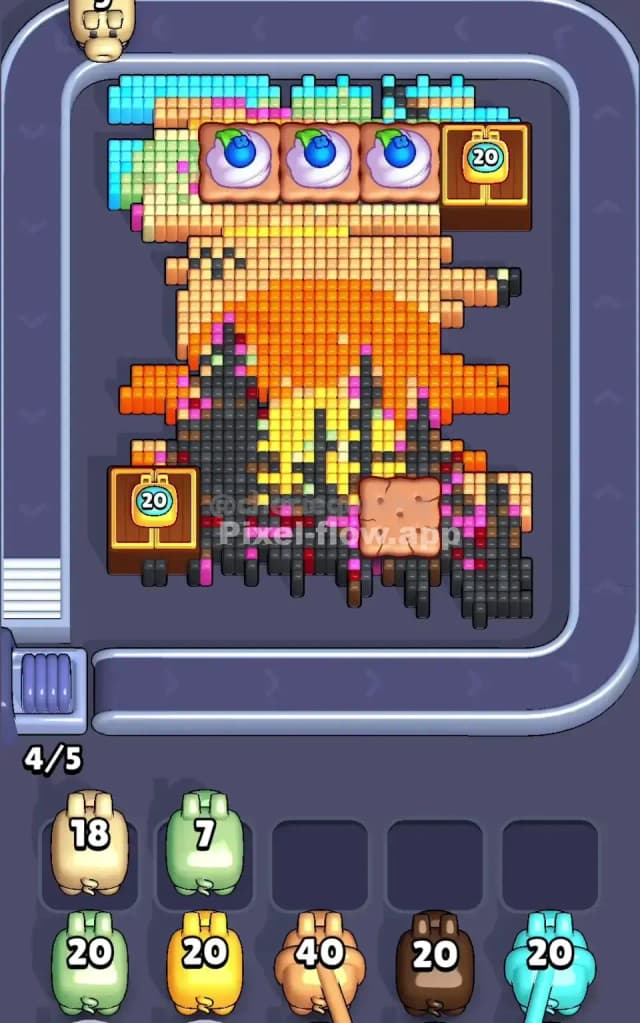 Pixel Flow Level 551 Solution 1