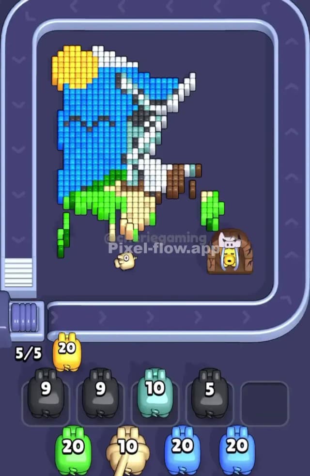 Pixel Flow Level 1803 Solution 2