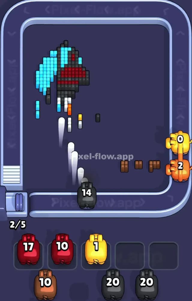 Pixel Flow Level 1569 Solution 3