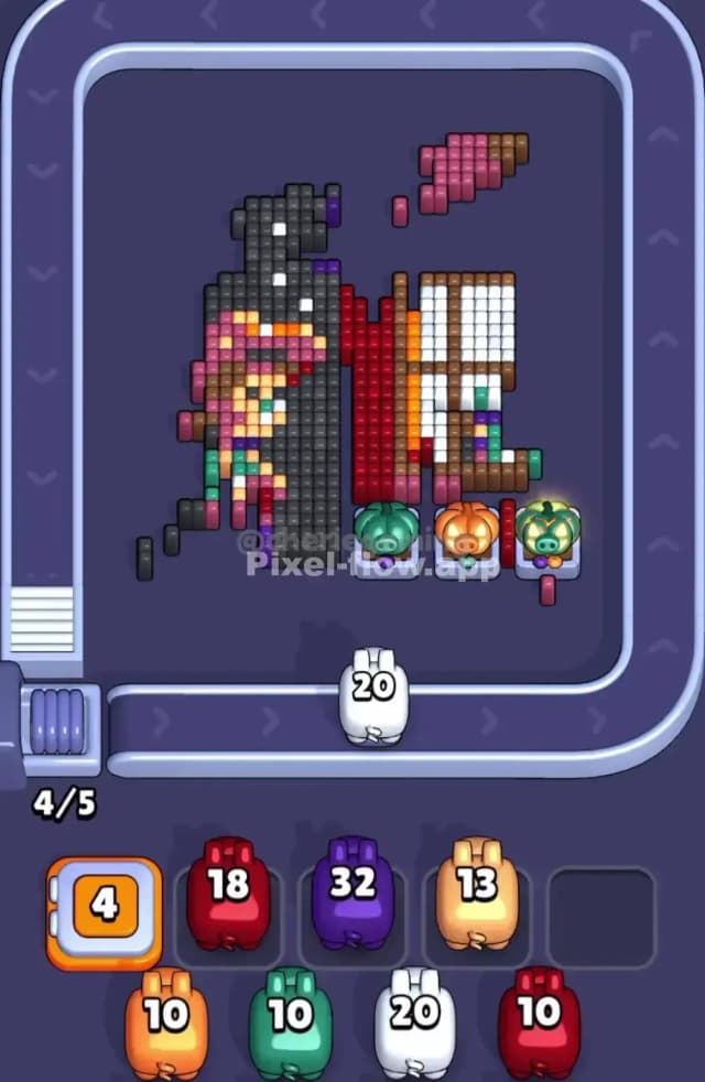 Pixel Flow Level 1823 Solution 2