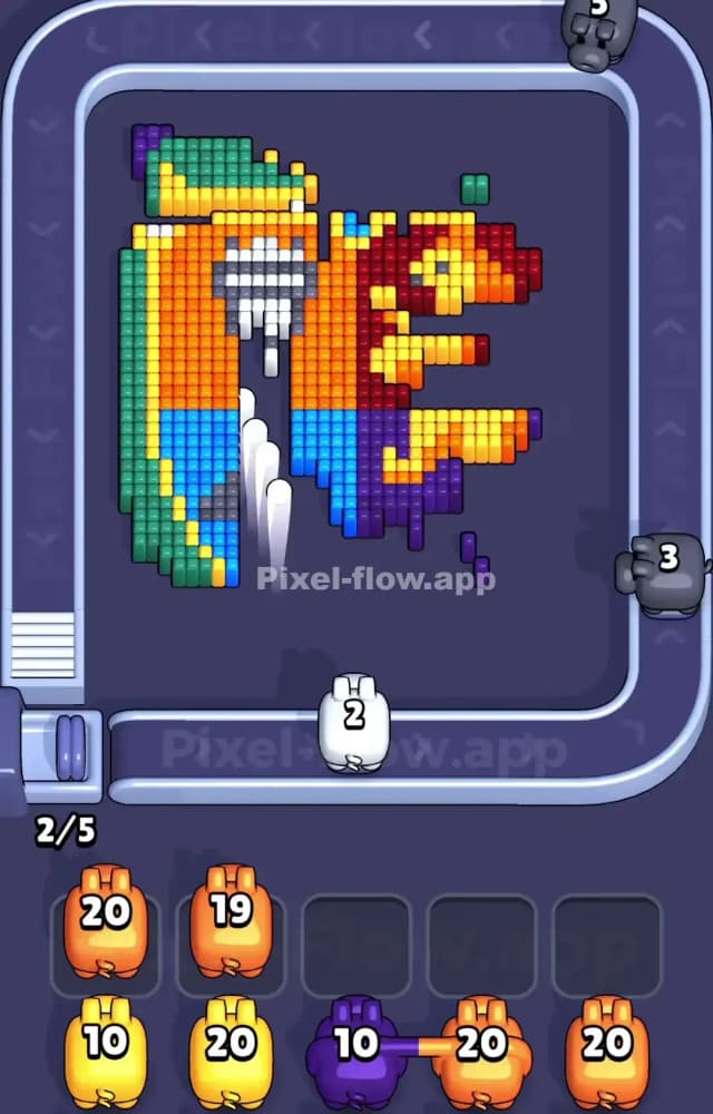 Pixel Flow Level 1083 Solution 2