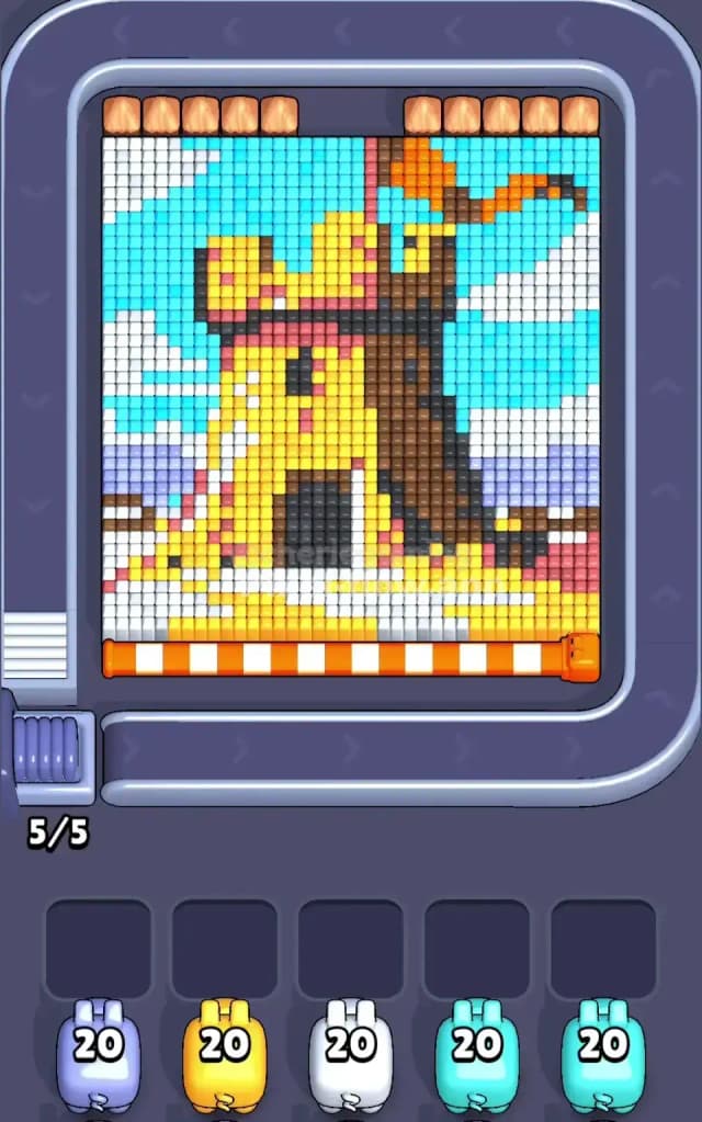 Pixel Flow Level 334 Gameplay