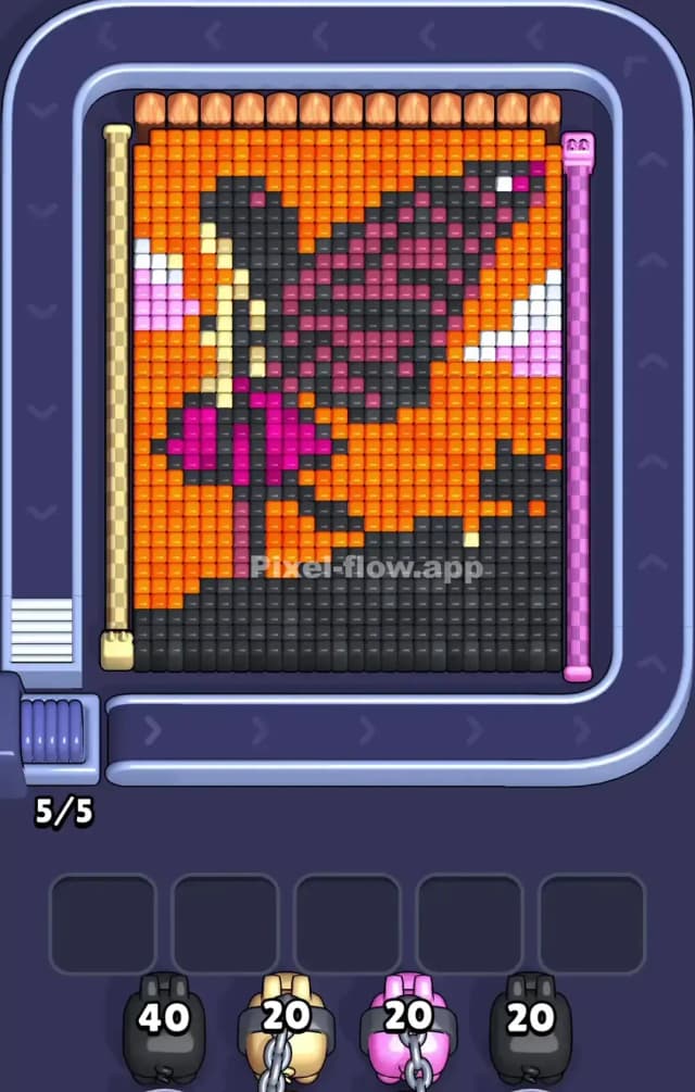 Pixel Flow Level 839 Gameplay