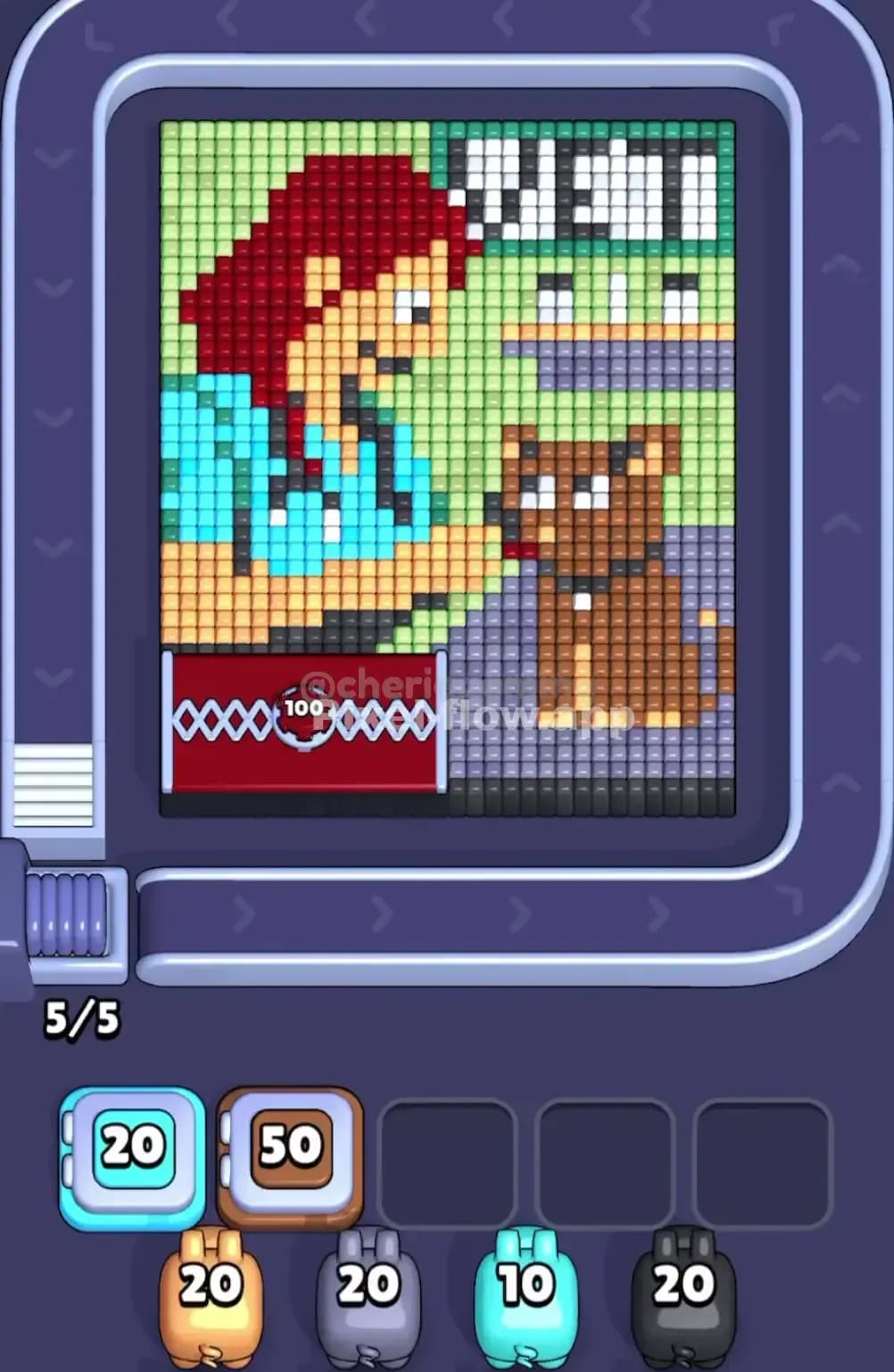 Pixel Flow Level 1824 Screenshot