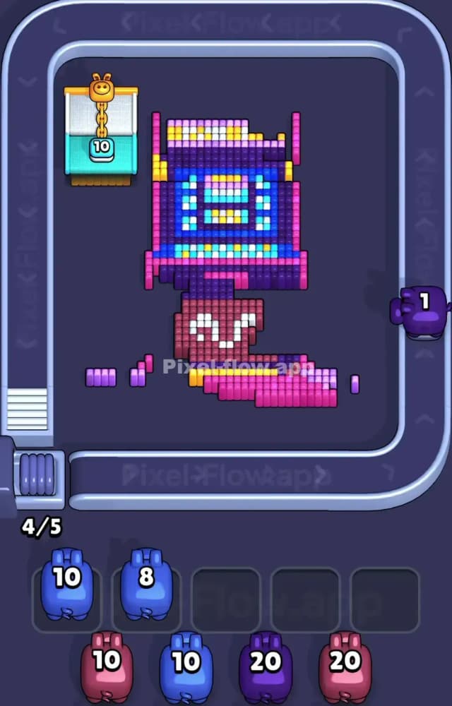 Pixel Flow Level 1184 Solution 1