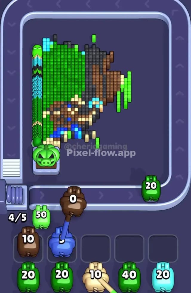 Pixel Flow Level 1837 Solution 2