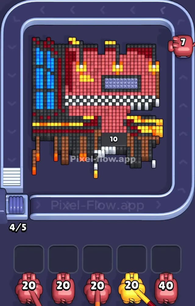 Pixel Flow Level 864 Solution 1